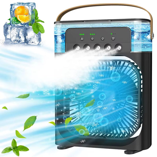 Breezeloop Pro – Bladeless Rechargeable Neck Fan with 3-Speed Cooling for Summer Comfort